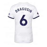 Camisa de Futebol Tottenham Hotspur Radu Dragusin #6 Equipamento Principal Mulheres 2023-24 Manga Curta